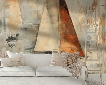 Segelboot abstrakt von Bert Nijholt