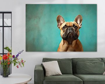 Bouledogue sur Art Merveilleux