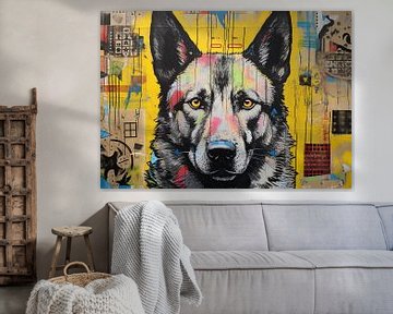 Hond | Pop Art Hond van De Mooiste Kunst