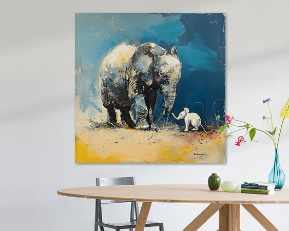 Example of the artwork in a room