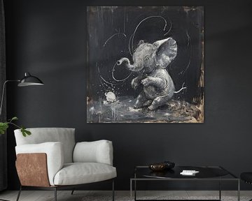 conte de l'elephant et de la souris sur LidyStuit