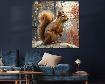 Eichhörnchen von Blikvanger Schilderijen