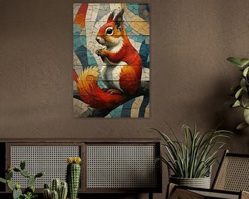 Squirrel by Blikvanger Schilderijen