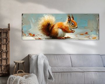 Squirrel modern by Blikvanger Schilderijen