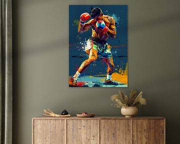 Boxing sport art #boxing by JBJart Justyna Jaszke