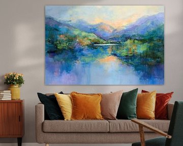 Modern Colourful | Vibrant Quietude by Art Whims