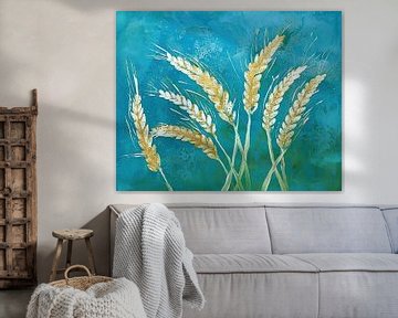 Gold Abstract | Gilded Breeze by Art Whims