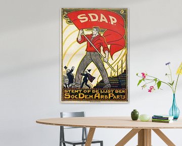 Plakat für SDAP, 1919 von Atelier Liesjes