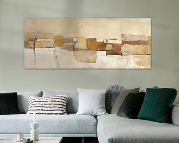 Abstract Earth tones | Earth Rhythm Layers by Kunst Kriebels