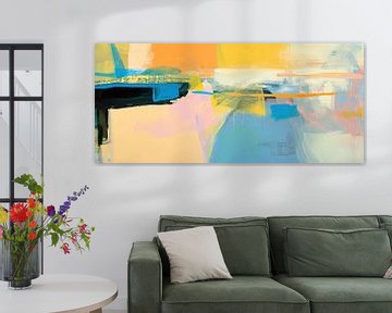 Modern Abstract | Whisper of the Canvas van Kunst Kriebels