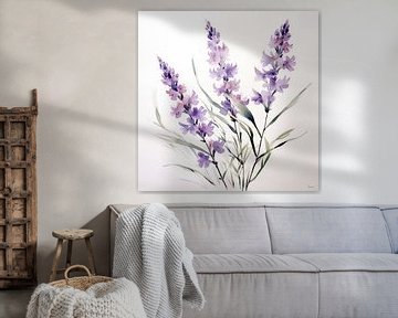 Lavendel in lila van Lauri Creates