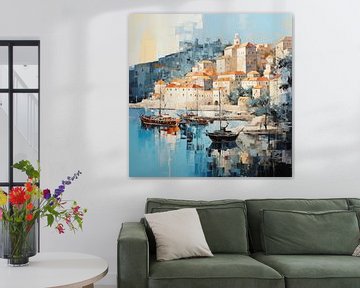 Dubrovnik abstract by The Xclusive Art