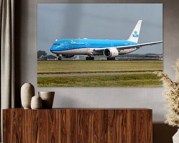 KLM Boeing 787-9 Dreamliner passenger aircraft. by Jaap van den Berg