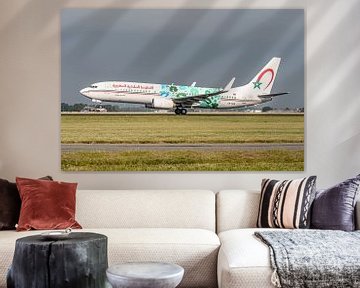 Boeing 737-800 de Royal Air Maroc en livrée spéciale. sur Jaap van den Berg