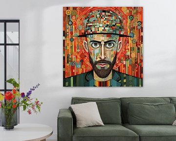 Hundertwasser Portrait by Natasja Haandrikman