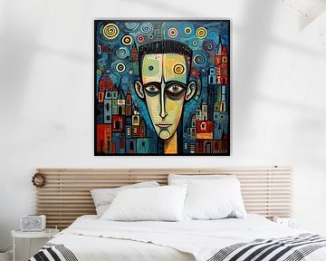 Hundertwasser Portrait by Natasja Haandrikman