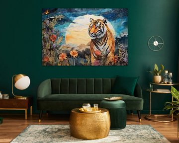 Tigre majestueux sur Art Merveilleux