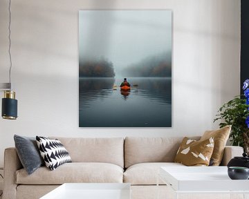 Kayak in the fog by fernlichtsicht