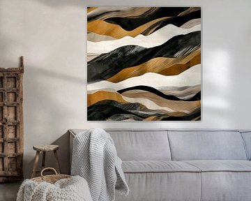 Moving Earth: A Symphony of Earth tones by Color Square