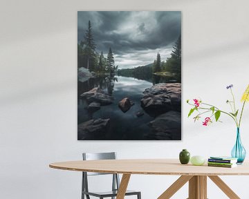 Mystiek landschap