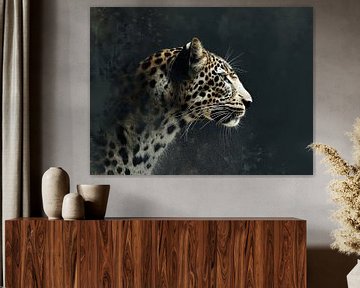 Night Vision - Depth of the Leopard by Eva Lee