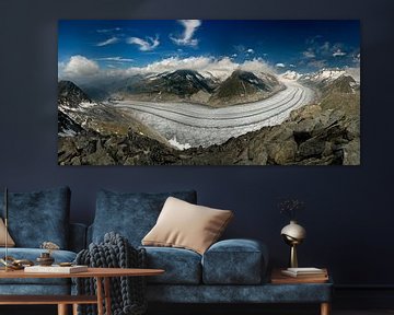 Aletsch gletsjer van Sjoerd Mouissie