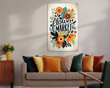 flower MARKET II sur ArtDesign by KBK