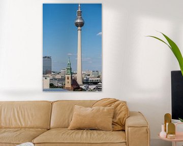 Berlin Alexanderplatz und Fernsehturm von Luis Emilio Villegas Amador