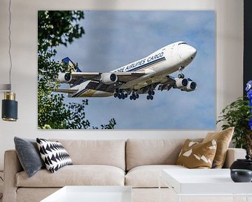 Singapore Airlines Cargo Boeing 747-400. by Jaap van den Berg