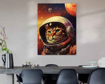 Spacecat by Marja van den Hurk