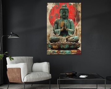 Image de Bouddha sur But First Framing