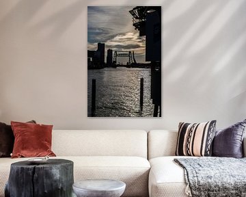 Rotterdam Skyline (Koningshavenbrug, de Hef) van John Ouwens