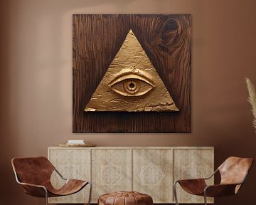 The All-Seeing Eye in Golden Mysticism by Surreal Media
