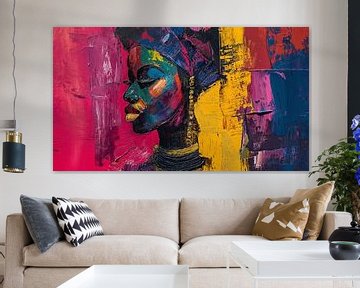 African Woman: Abstract Beauty by Surreal Media