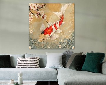 Japanese Koi van Liv Jongman