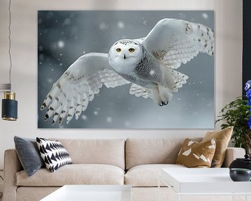 Snow - Owl #2 by Mathias Ulrich