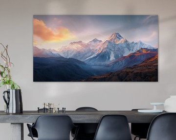 Fantastic mountain world