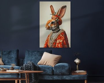 Portrait de lapin sur But First Framing