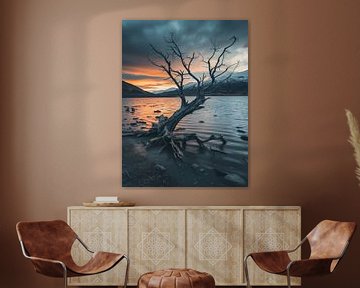 Tree in the lake by fernlichtsicht