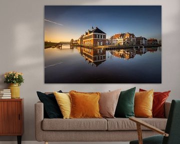 Esonstad in Oostmahorn weerspiegeld in het water van KB Design & Photography (Karen Brouwer)