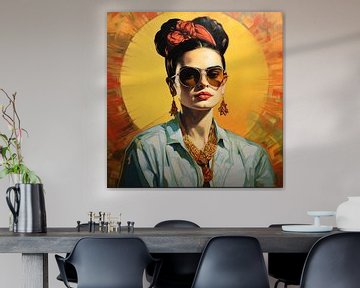 Pop art Frida by Natasja Haandrikman