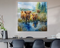 Example of the artwork in a room
