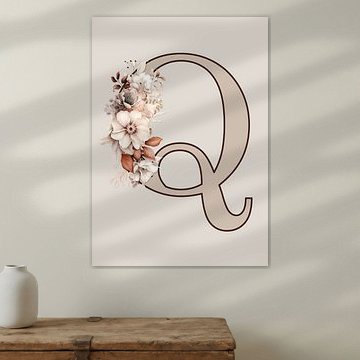 Bohemien initiaal: Q - Kunst voor kinderen