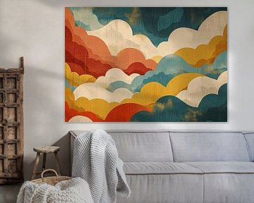 Abstracte Wolken van Kunst Kriebels