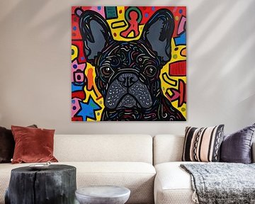 Bulldog Popart | Bulldog sur De Mooiste Kunst