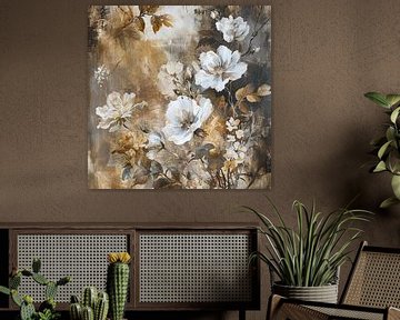 Blumen Wandkunst | Silent Elegance von Wunderbare Kunst