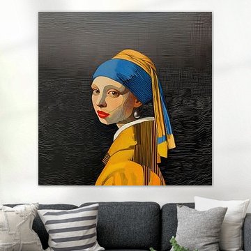 Digital Girl with a Pearl Earring