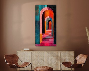 Peinture abstraite au néon sur De Mooiste Kunst