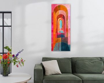 Abstract schilderij Neon van De Mooiste Kunst