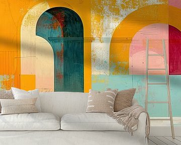 Neon Abstrakte Malerei Passagen